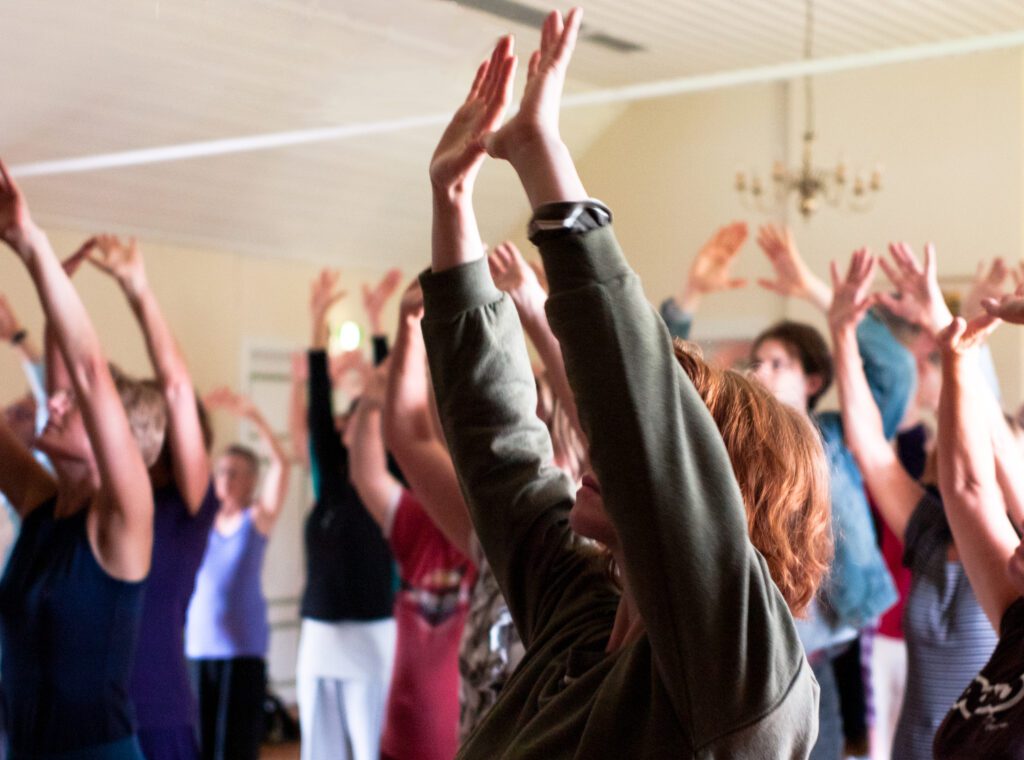 Breathing, stretching, warm up